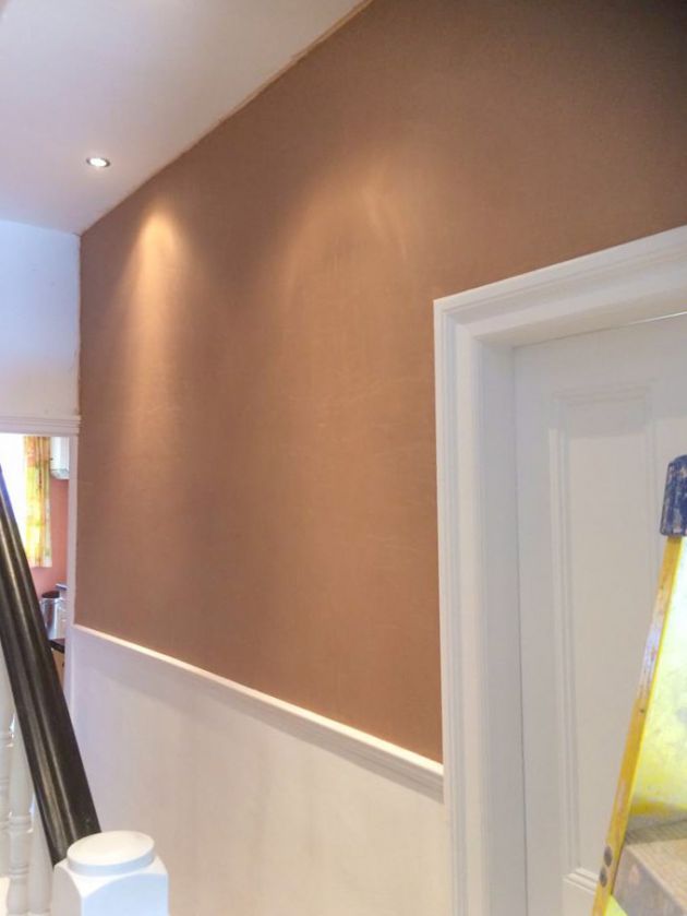 hallway skimmed ready for decorating